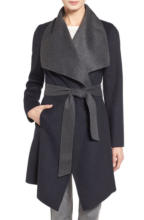 michael michael kors wool blend wrap coat|Wool Blend Wrap Coat .